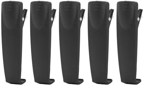 5 Stück Funk-Gürtelclip, Ersatz-Zweiwege-Radio-Holster für Walkie-Talkie-Clip, Strafverfolgungszubehör für KB 36C für Kirisun PT6800 PT6200 PT2608 PT68 PT155 PT6500