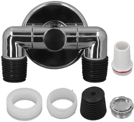 Heaveant Sdoppiatore per Tubo a 3 Vie, Sdoppiatore per Rubinetto per Tubo in ABS, Adattatore per Collettore con Connettori Maschio per Tubo per Lavatrice Lavastoviglie Cucina