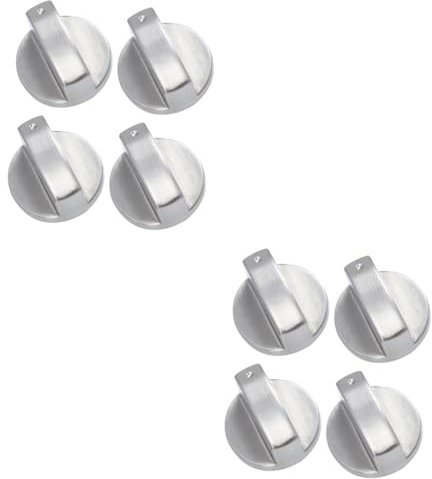 Uonlytech 8 Pièces bouton de cuisinière à gaz cuisine accessoires accessoire de cuisine remplacement des boutons de poêle remplacement des boutons de la table de cuisson bouton du four