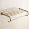 MKAK Badezimmer-Accessoires Hotel Handtuchständer, Retro Single-Speicher-Handtuch-Rack Antike Messing-Handtuchhalter Kupferstangen-Rack Bad Handtuchstange