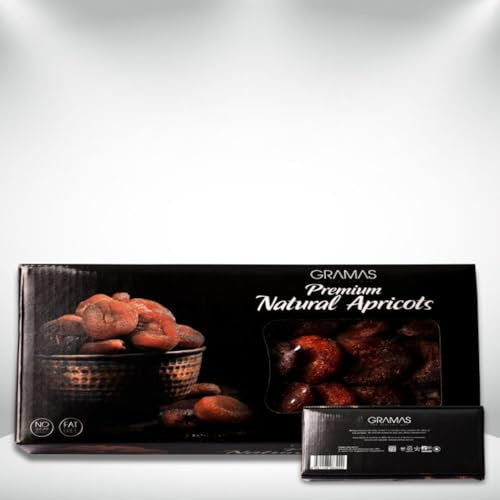 Albicocche secche naturali, 1000 g, senza zolfo, maturato al sole e raccolto a mano, qualità premium dalla Turchia