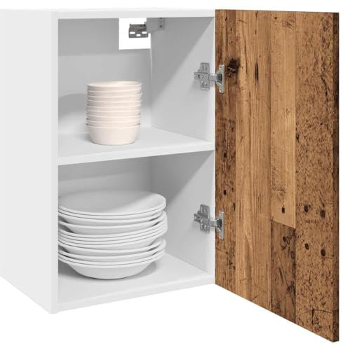 Myheimly Küchenschrank,Unterschrank Küche, Küchenmöbel, Küchenzeile,Standschrank Küche,Wandschränke,Aufbewahrungsschrank Hängeschrank Altholz-Optik 40x31x60 cm Holzwerkstoff