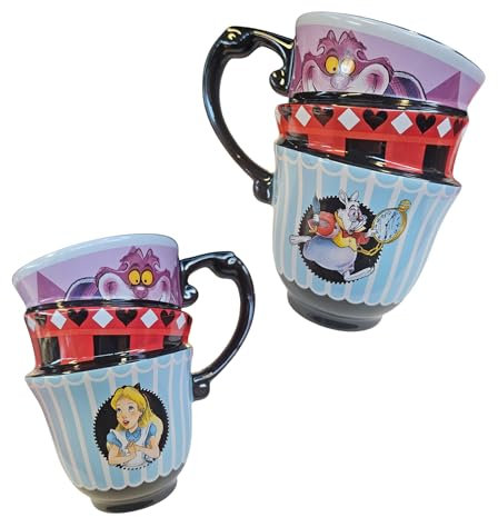 Mugs Alice, Rabbit - Taza de té y café (cerámica, 1 unidad, 12 cm)