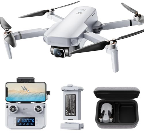 Holy Stone HS360D GPS Drohne mit 4K Kamera für Erwachsene, 5GHz FPV Übertragung bis 6KM, 80 Min. Flugzeit, Follow Me, Auto Rückkehr, RC faltbar Drohnen Profi Kameradrohne für Anfänger, unter 249g, C0