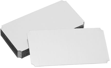 sourcing map 12 Pcs Blank Name Plates, 3.1 x 1.7 Engraved Metal Name Plate Laser Strong Adhesive Nameplate Anodized Aluminium Custom Blank Plates for Signs DIY Crafts, Silver Notched Corner