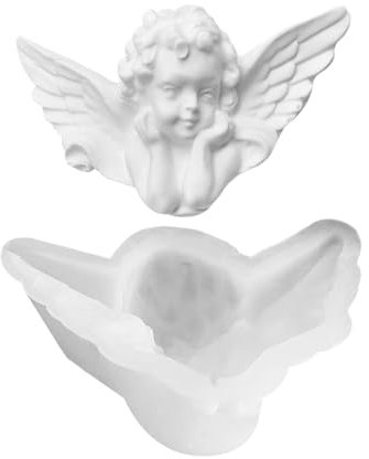 Stampi In Silicone Per Candele, Stampi Per Angeli In Gesso - Stampi Per Cioccolato Angelo In Silicone | Stampo Per Angelo In Silicone A Rilascio Facile Per Candele Profumate, Resina, Decorazioni Per L