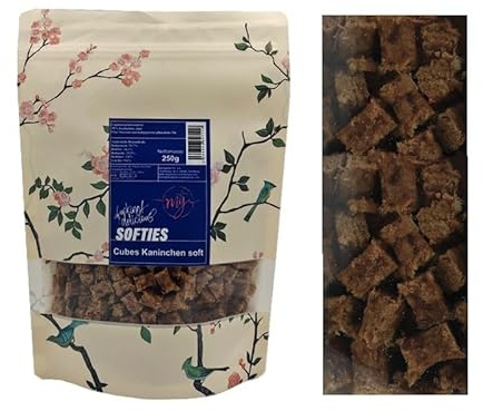 My Cubes Kaninchen Soft 250g mÿ I ideales Trainings Leckerli I Ergänzungsfuttermittel für Hunde und Katzen