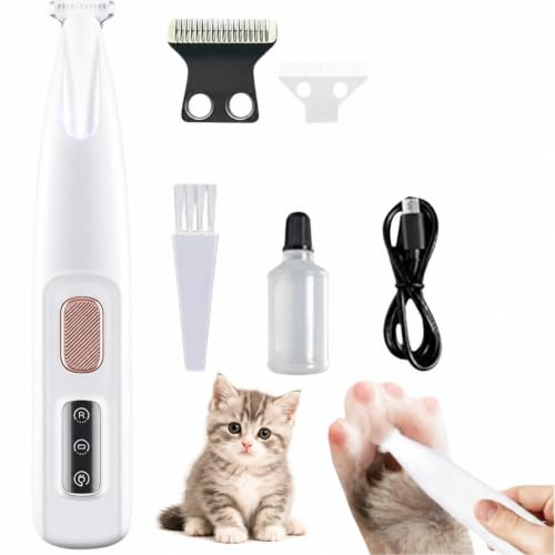 dr pfoten PawTrim Pro – Leiser & Präziser Trimmer für Hunde und Katzen, ideal für Zuhause und Reise