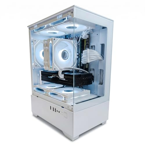 Genérico PC Gaming | Gráfica Dedicada 8GB (NO Integrada) | 144+ FPS | 6 Núcleos 12 Hilos | 16GB RAM | NVMe 512GB | RGB | Windows