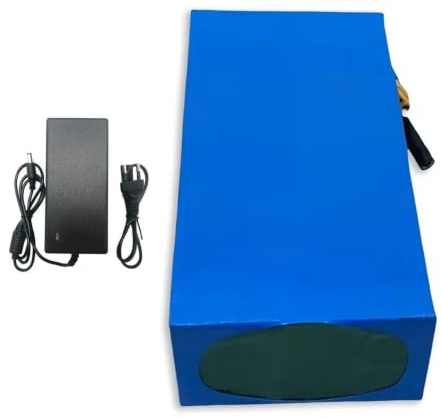Batterie pour vélo électrique 48 V 20 Ah avec BMS intégré, batterie de remplacement 48 V 13S6P et chargeur pour moteur de scooter électrique de 200 W à 500 W. 48V 20Ah,T+DC