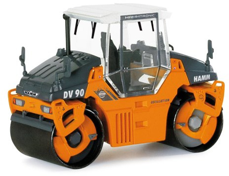herpa 154291 - Hamm Tandemwalze DV 90, S, Orange