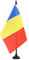 AZ FLAG - Tischflagge Tschad - 21x14 cm - Tschadische Tischfahne 14 x 21 Cm - Flaggen