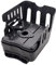 GOOFIT Filtro Aria Sportivo Moto sostituzione per 2 Tempi 43cc (40-5) 49cc (44-5) Pit Pocket Bike Mini Quad Scooter Nero