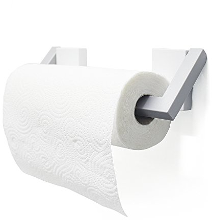 Balvi Support à essuie-Tout Magneto Couleur Blanc/Gris Porte Rouleau essuie-Tout magnétique Plastiq
