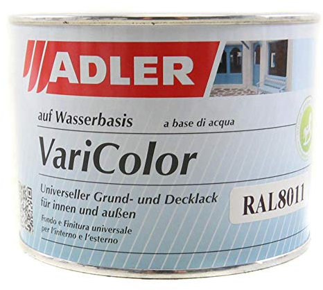 ADLER Acryllack Buntlack Vari Color nussbraun RAL8011 0,375l