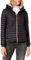 camel active Damen leichte Steppjacke mit Abnehmbarer Kapuze Schwarz, womenswear-38