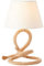 BRILLIANT Lampe, Sailor Tischleuchte natur/weiß, Seil/Textil, 1x A60, E27, 40W,Normallampen (nicht enthalten)