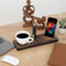 Vigo Wood Desk Organiser, Office Setup,Table Accessories, Docking Station, Office & Storage (Small)