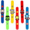 wopin 6 Pack bunte Held Slap Bands Held weiches Silikon Clap Bands Kinder Armbänder Snap Armbänder Slap Bands Kinderspielzeug Party Favors Geburtstag Geschenke.