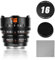 7Artisans Lente de Cine Profesional Serie T2.1 Hope de 16mm Marco S35 Compatible con Sony E-Mount (Marco C), para Sony A6500/A6600/A6700/FX30/ZVE-16 (Negro)