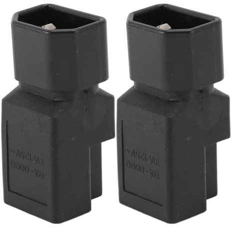 Netzstecker-Adapter, IEC320 C14 Stecker auf Nema 5 15R Buchse, Netzadapter für Lampe, Lautsprecher, Display, Drucker, Kamera, 10 A, 125 V