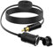 Giantdeer 90cm Europäischer DIN Stecker für Zigarettenanzünder Adapter mit EIN/AUS-Schalter, 5A Din auf Standard ZigarettenanzünderBuchse-Kabelverlängerung 12V/24V, 18AWG für 12V Auto/RV/Motorrad/Boot