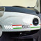 Pimastickerslab Kit Adesivi Stripes Strisce Adesive per Cruscotto compatibile con Fiat 500 Cinquecento Striscia Stickers Adesivo Auto Decal Tuning Tricolore Italia 2443 (TRICOLORE ITALIA)
