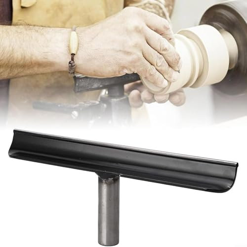 SMZhomeone Drehbank Werkzeugauflage 300 Mm/11,8 Zoll Drehbank Werkzeugablage 25,4 Mm/1 Zoll Pfosten 304-Stahl Für Drechselbank Basis Geeignet Drehbänke Für Holz Metallbearbeitung
