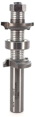 Whiteside Router Bits 2160 Double Round Over Bit with Carbide Tipped 1/8-Inch Radius, 1-1/8-Inch Large Diameter and 1/2-Inch Shank by Whiteside Router Bits