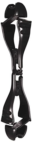 Ergodyne Squids 3400 Glove Clip Holder with Dual Clips, Black