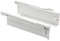 GTV, Metalbox PRESTIGE Schubladensystem, h=150mm l=500 mm, Weiß, Führungssystem, Rollenführungen mit verstellbarer Befestigung
