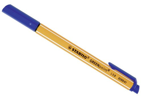 STABILO - Umweltfreundlicher Filzschreiber - GREENpoint - Einzelstift - blau