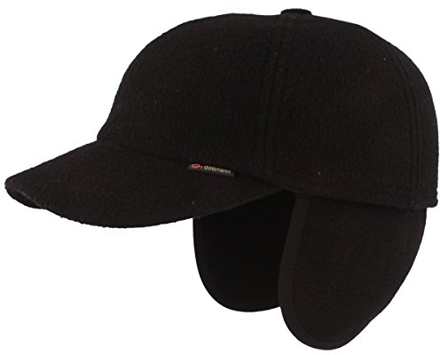 Gottmann Baseball Cap mit Ohrenklappen, schwarz, Größe 59