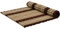 livasia Rollmatte XXL breit Doppelbett - 200x145x4,5cm - Gästebett Gästematratze 2 Personen mit Muster, Reisebett für Kofferraum und outdoor, Thaimatte Kapok Garten und Balkon (Braun)