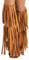 Fun World Damen Hippie-Stiefelüberzüge mit Fransen Kostümzubehör, Mehrfarbig/Meereswellen (Ocean Tides), Standard