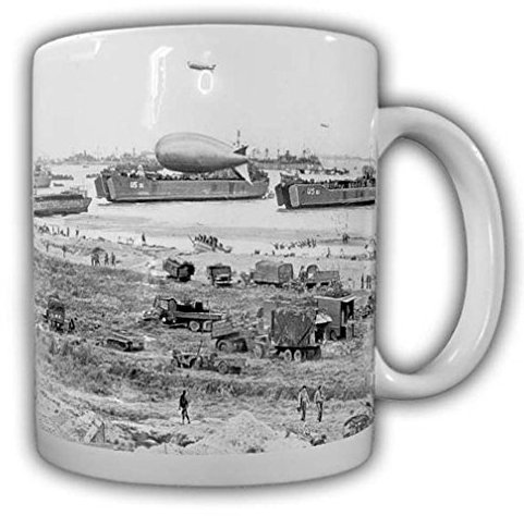 Mug US D-Day Allié Army Soldats Normandie Marine Truck #22550