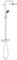 GROHE Colonne de douche avec mitigeur thermostatique Vitalio Start System 210 mm 27960001