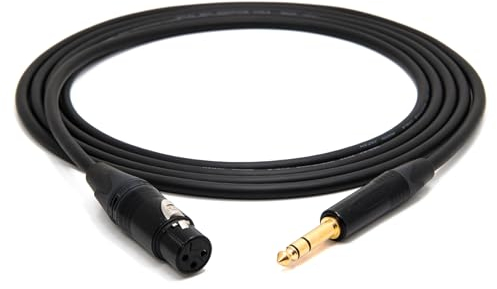 enoaudio Mogami 2534 Quad Studio Reference Cable Balanced | Neutrik XLR female – 6.3mm TRS | HiFi - 2.0 m