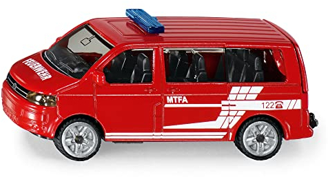 siku 1460038, Feuerwehr-Einsatzleitung MTFA Österreich, Metall/Kunststoff, Rot, Öffenbare Heckklappe, Sortiert