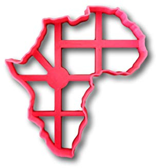 Ausstechform Afrika Map