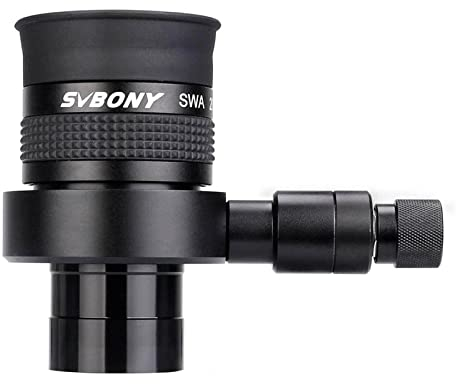 Svbony SV152 Oculaire 1,25 Pouces, 20mm Réticule Lumineux Réglable Oculaire Unique Réticule 70 Degrés Ultra Grand Angle Oculaire pour Astrophotographie