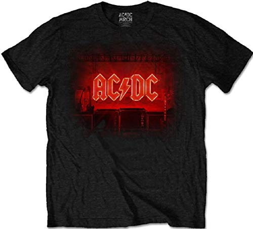 AC/DC T-Shirt Power Up Stage Mit Backprint Tracklist Album Pwr Up Größe S-XXL (M)