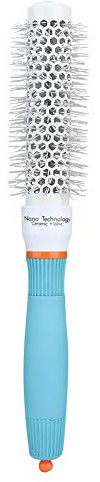 Runde Haarbürste, hitzebeständiger runder Kamm zum Föhnen Thermal Brush für präzises Wärmestyling und Salon Leichte Antistatic Borsten-Haarbürste zum Föhnen(25#)