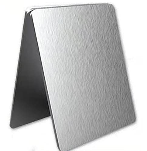 Material de procesamiento de chapa de acero inoxidable 304, grosor 5.0 mm, ancho 50 mm y longitud 50 mm.