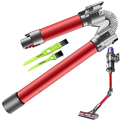 Italdos Tubo Telescopico Asta Pieghevole compatibile per Dyson V8 V10 V11 V7 Tubo in Alluminio a Sgancio Rapido per Pulizia Sotto Mobile Tavolo Letto Divano