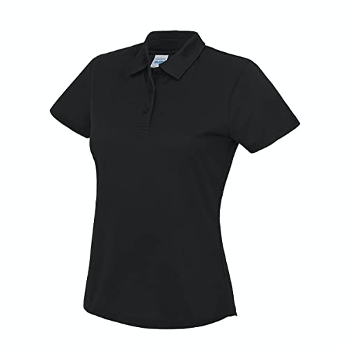 AWDis Womens Cool Polo Jet Black