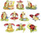 Ideen mit Herz 3-D Motive, ausgestanzt, ca. 7-10 cm, 10 Stück im Beutel | Bilder zum Basteln & Dekorieren | Grußkarten selber machen | Bildmotive für Scrapbooking & DIY-Deko (Marienkäfer Lucky Lo)