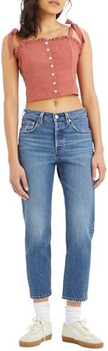 Levi's Women's 501 Crop Jeans, Erin Can't Wait Stretch, 31W / 28L