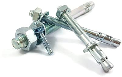 dubaust Ancoraggio per carichi pesanti, tasselli per calcestruzzo, ancoraggi a cuneo, approvazione ETA, per calcestruzzo incrinato e incrinato, zincato M6 – M20 (M20 x 240 mm, 5 pezzi)