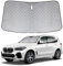 Parasol de Ventana Delantera de Coche Repuesto para BMW X3 2017-2024, Parasol para Parabrisas de Coche en el Interior Plegable, Protección UV Reflectante contra el Polvo
